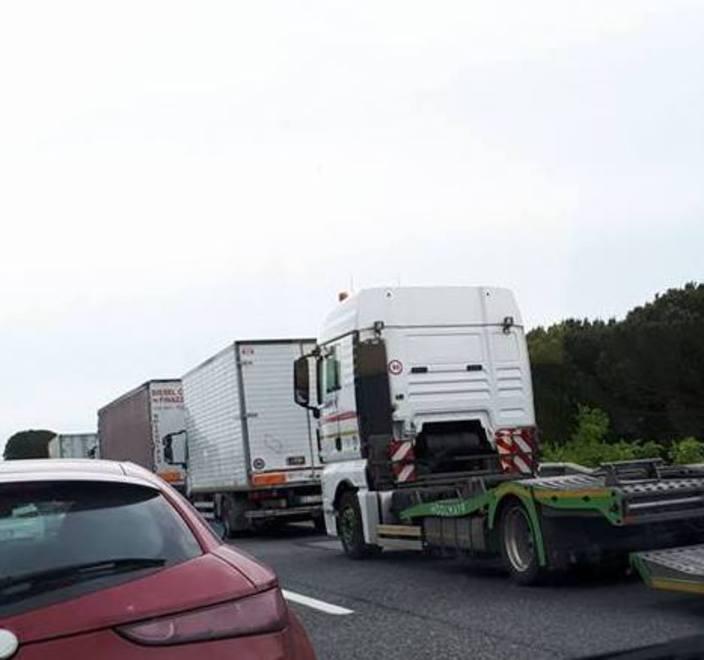 Coda per incidente L’assessore sbotta: «Un’ora fermi»
