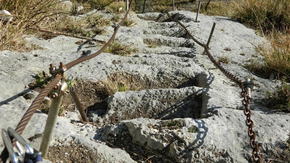 Chiusa per ristrutturazione la ferrata del Monte Procinto