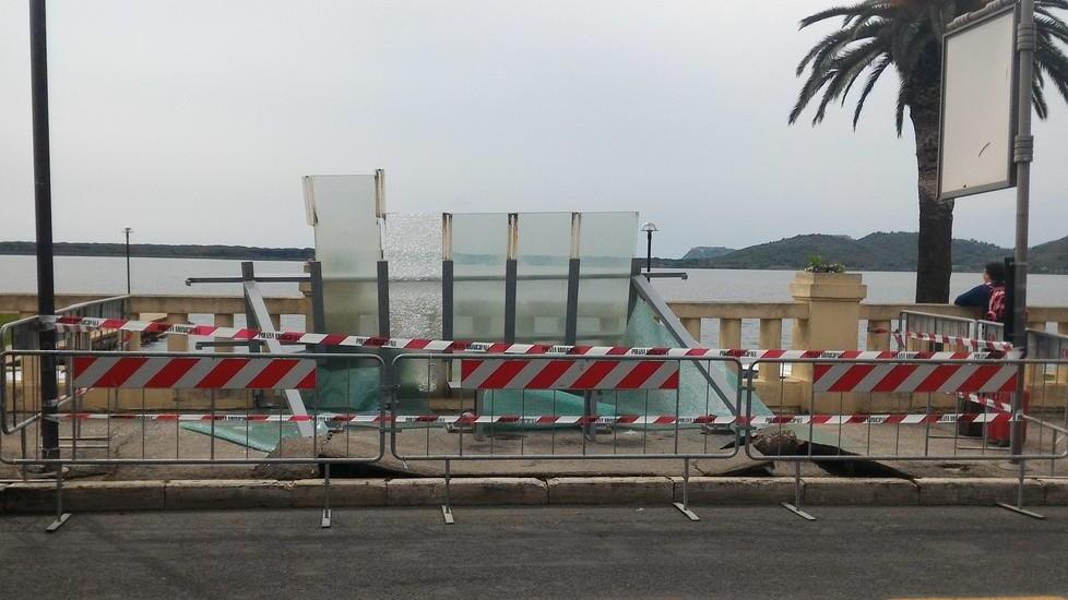 Fa retromarcia, distrugge la pensilina