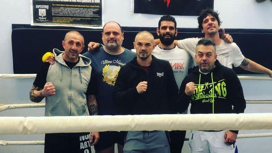 Il fighter pisano Matteo Riccetti si allena alla Hard Work Gym