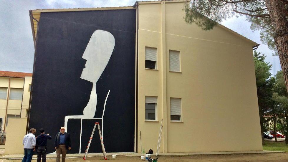 Alle Galilei il murales di Qwerty