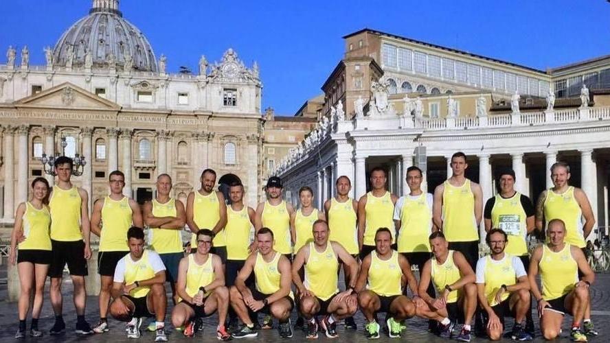 I maratoneti del Vaticano si allenano a Castiglione