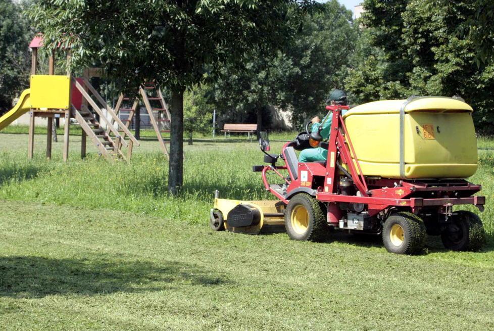 Erba molto alta e parchi trascurati 