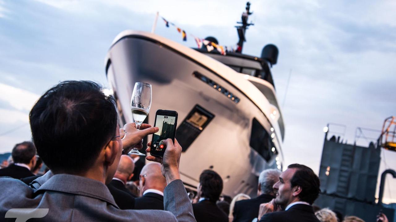 La festa "Elite Days" di Sanlorenzo (foto di Superyacht Times)