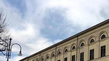 Striscione per il 25 aprile alla manifattura
