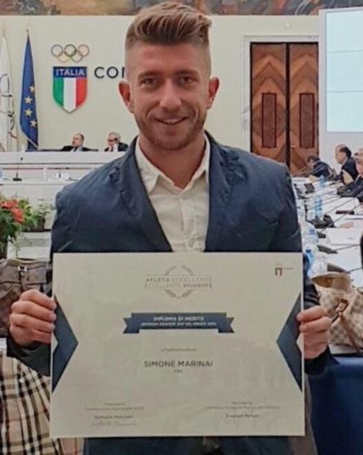 Beach soccer, Marinai premiato dal presidente del Coni Malagò