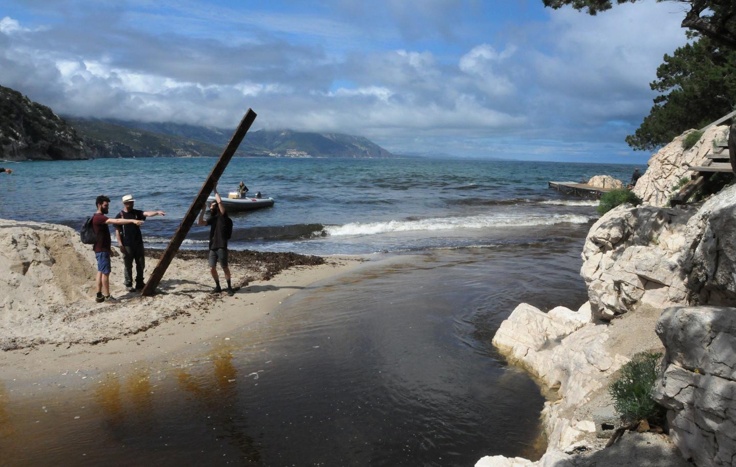 Cala Luna, la spiaggia è scomparsa 