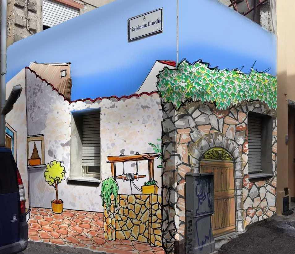Murales nel centro storico la Pro loco è contraria 