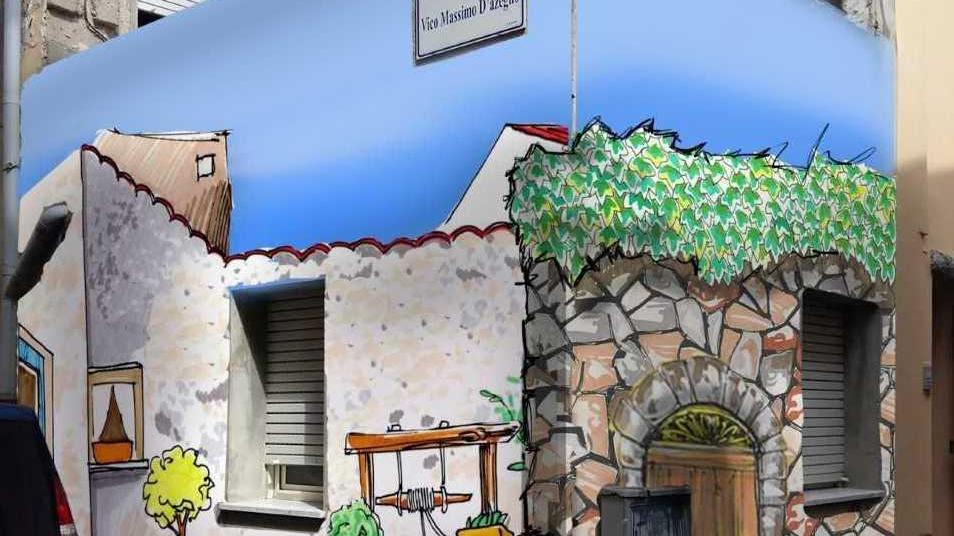 Murales nel centro storico la Pro loco è contraria