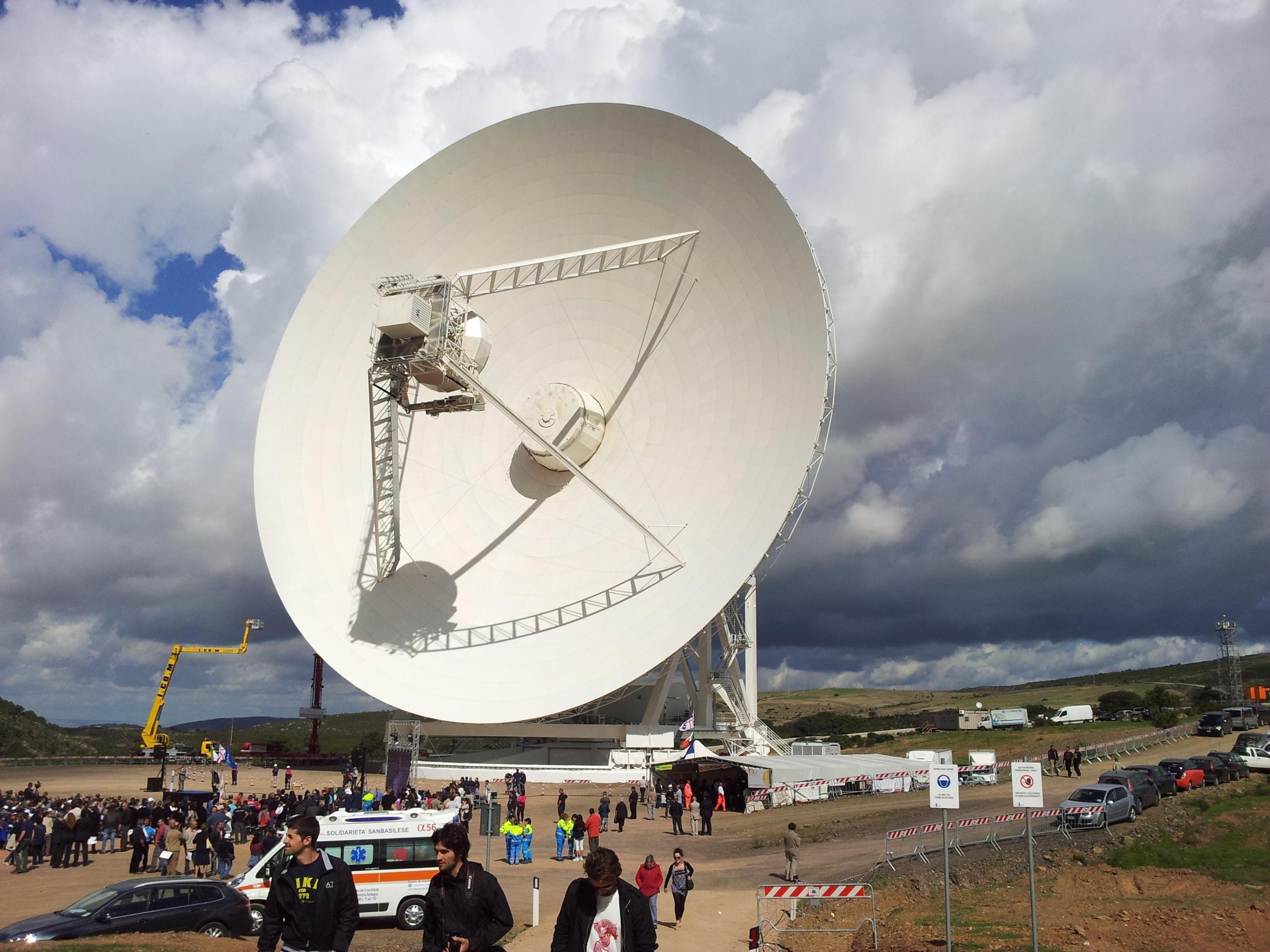 La Sardegna su Marte e sulla Luna con il radiotelescopio di San Basilio