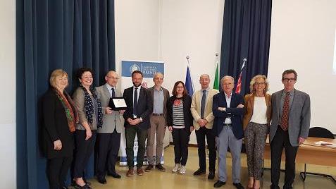 Un momento della premiazione