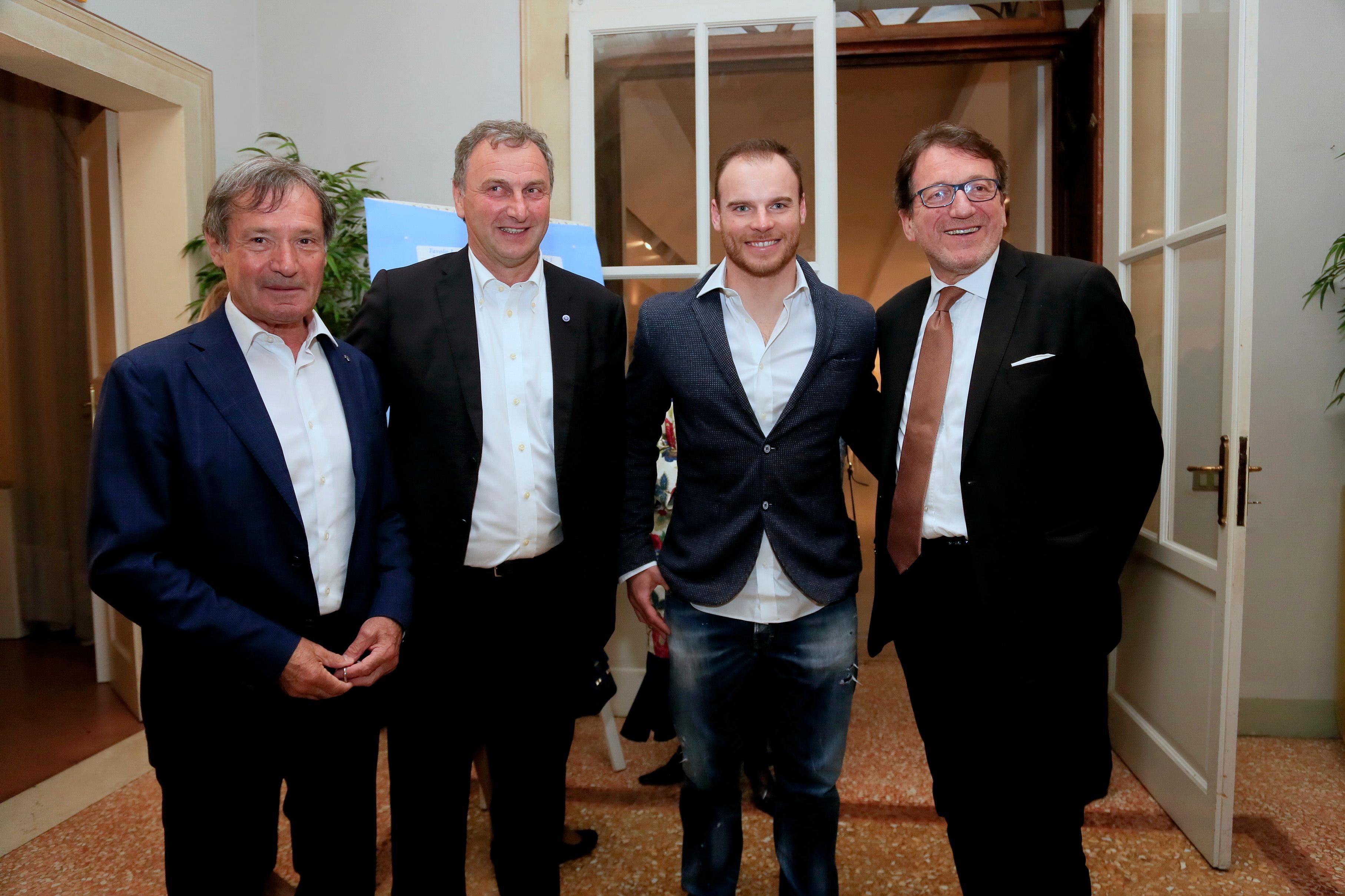 Roda, presidente Fisi, Magnani del Cimone e dei maestri sci italiani, Razzoli e Muzzarelli