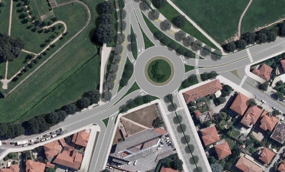 Via l’attuale lunga fila di semafori 