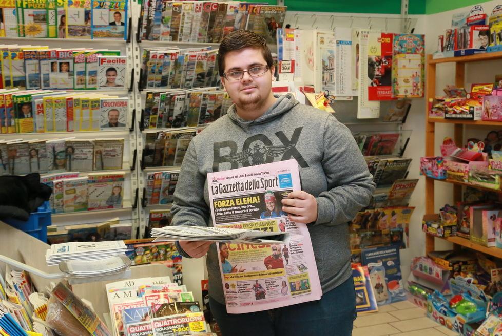 Andrea e la sua edicola: il sogno si è realizzato