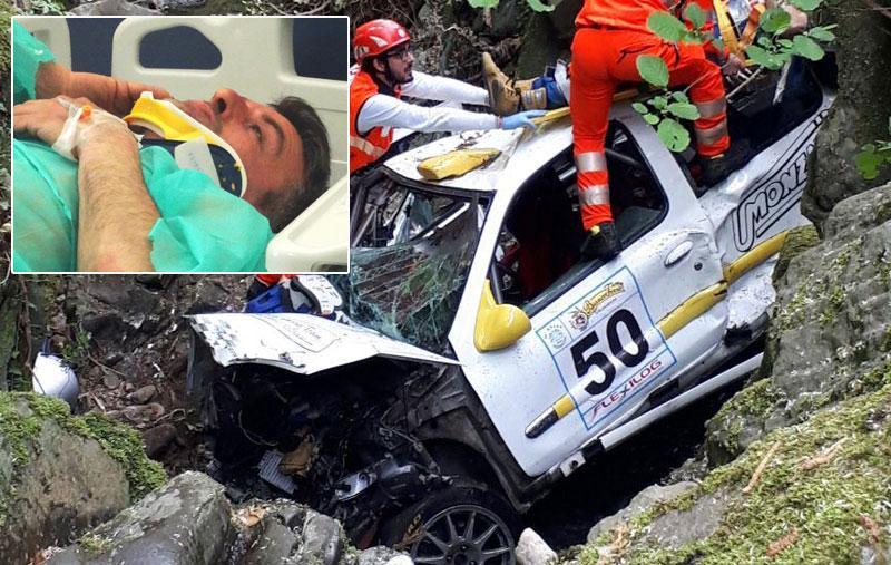 Incidente al rally, il pilota: «Quella terribile caduta non finiva più» - Video