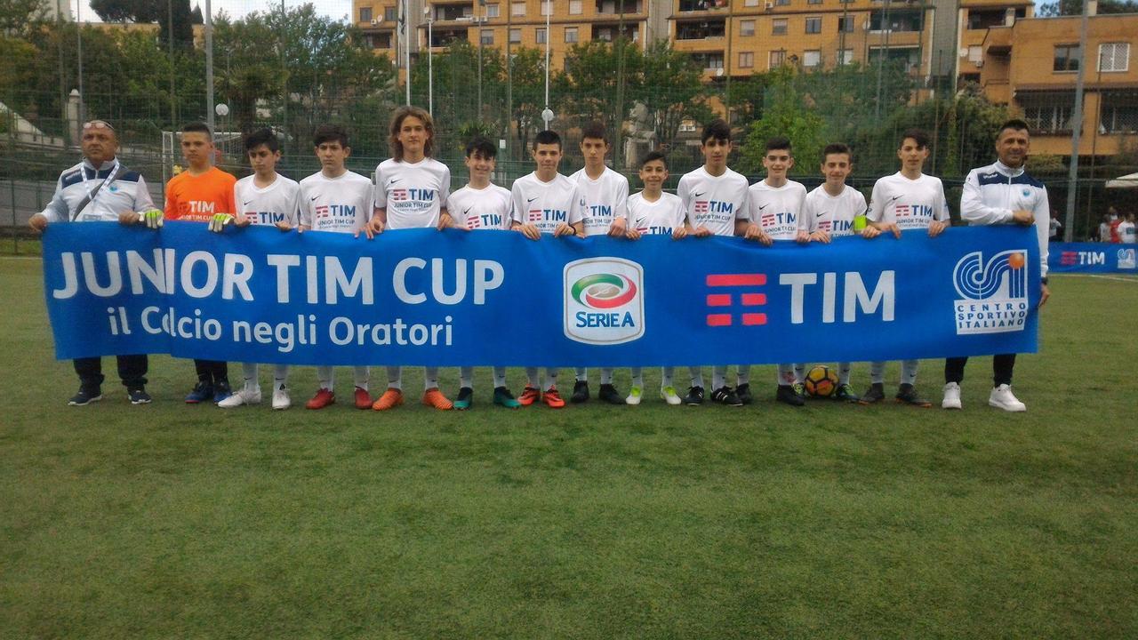 La squadra dell'oratorio Santa Maria Bambina di Latte Dolce a Sassari