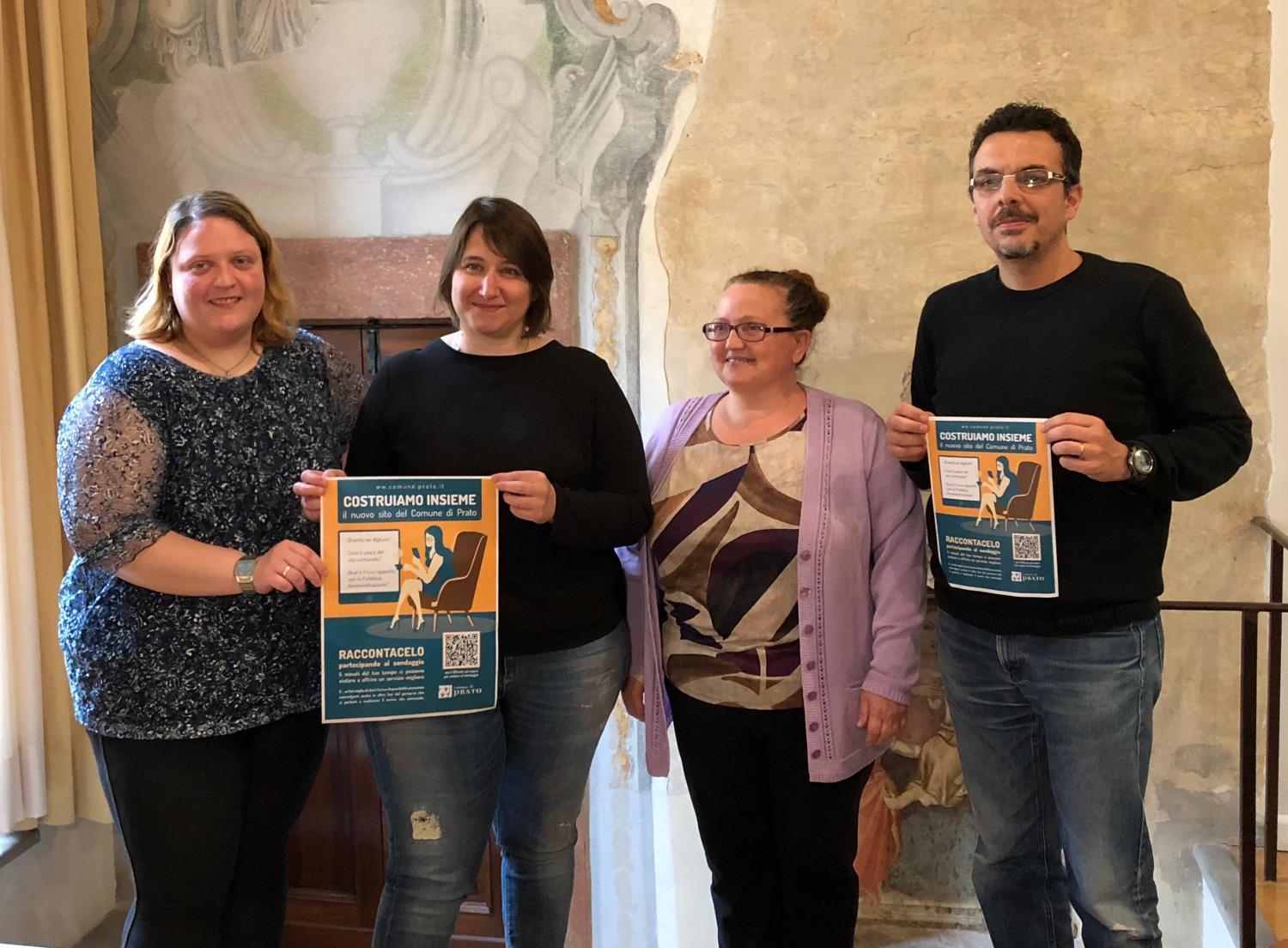 Presentato stamani il sondaggio per il nuovo sito web del Comune di Prato