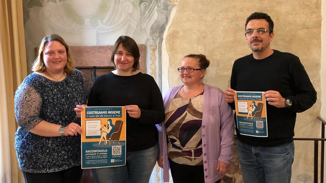 Presentato stamani il sondaggio per il nuovo sito web del Comune di Prato
