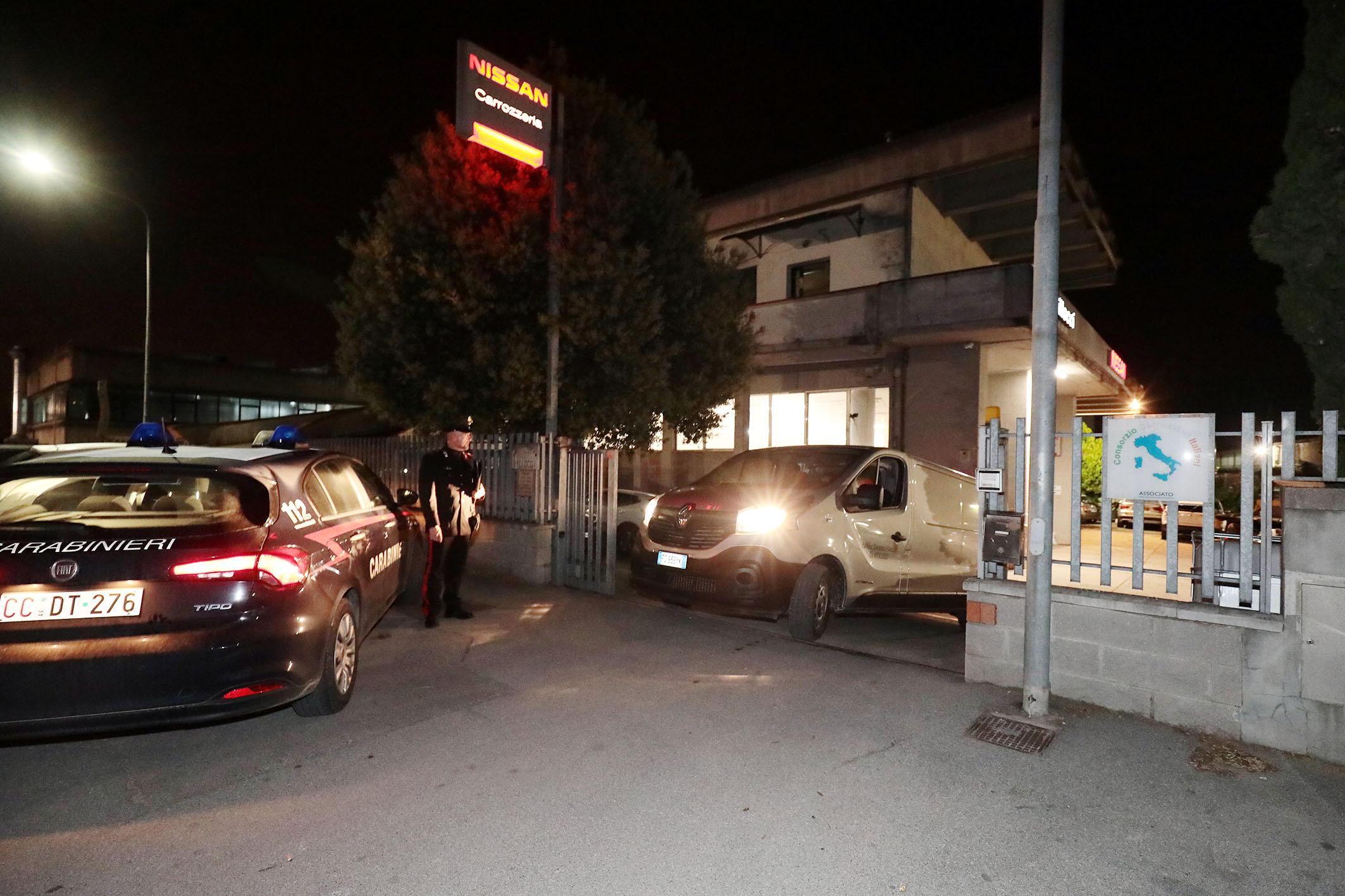 Il luogo dell'incidente (foto agenzia Sestini)