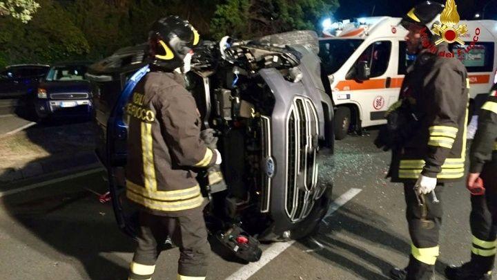 Cagliari, tre auto coinvolte in un incidente al Poetto