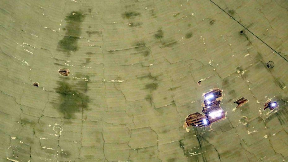 Le nuovi travi sul tetto per salvare San Domenico