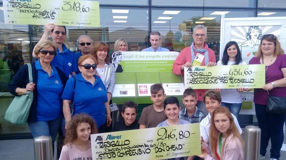 Mille euro per i volontari arrivano dall’Ali