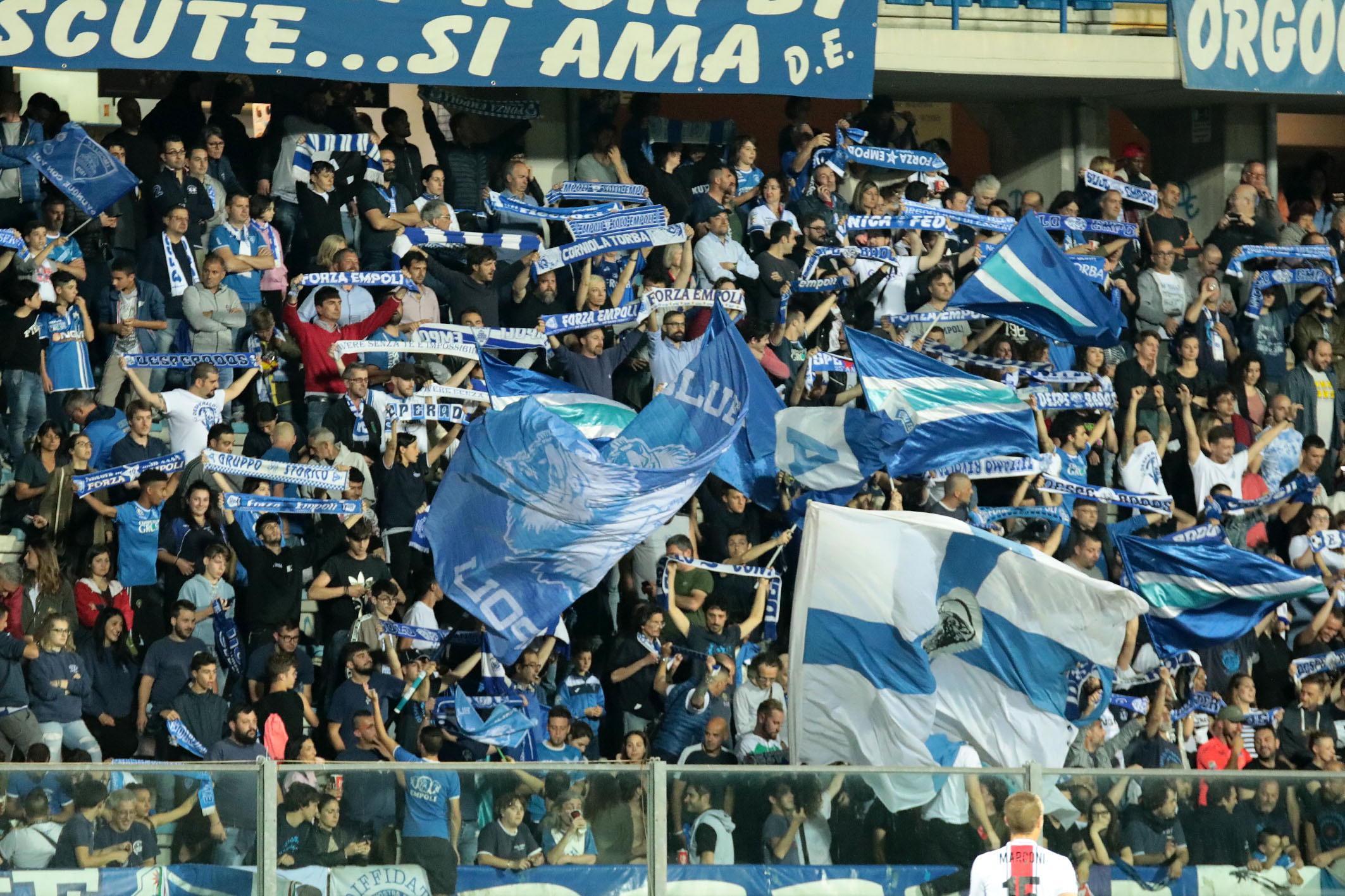 Empoli, tutti allo stadio per la festa: prezzi stracciati contro il Perugia 