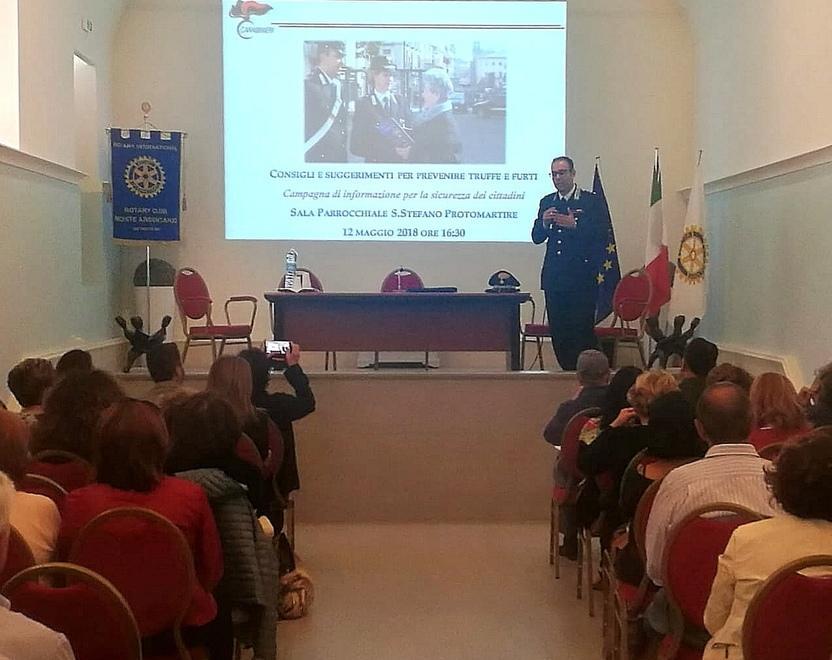 Incontro antitruffa con i carabinieri 