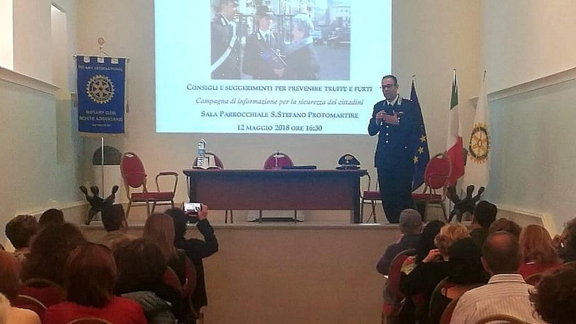 Incontro antitruffa con i carabinieri