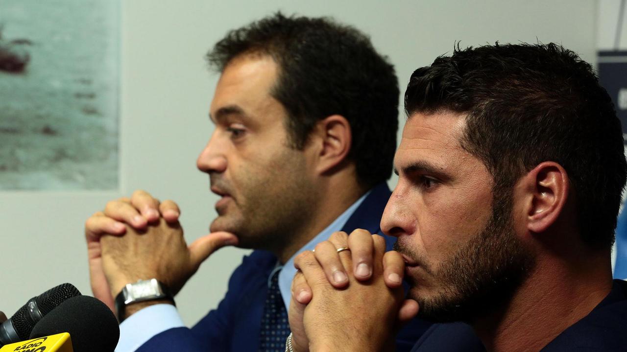 Il ds Accardi e il dg Butti (foto agenzia Carlo Sestini)
