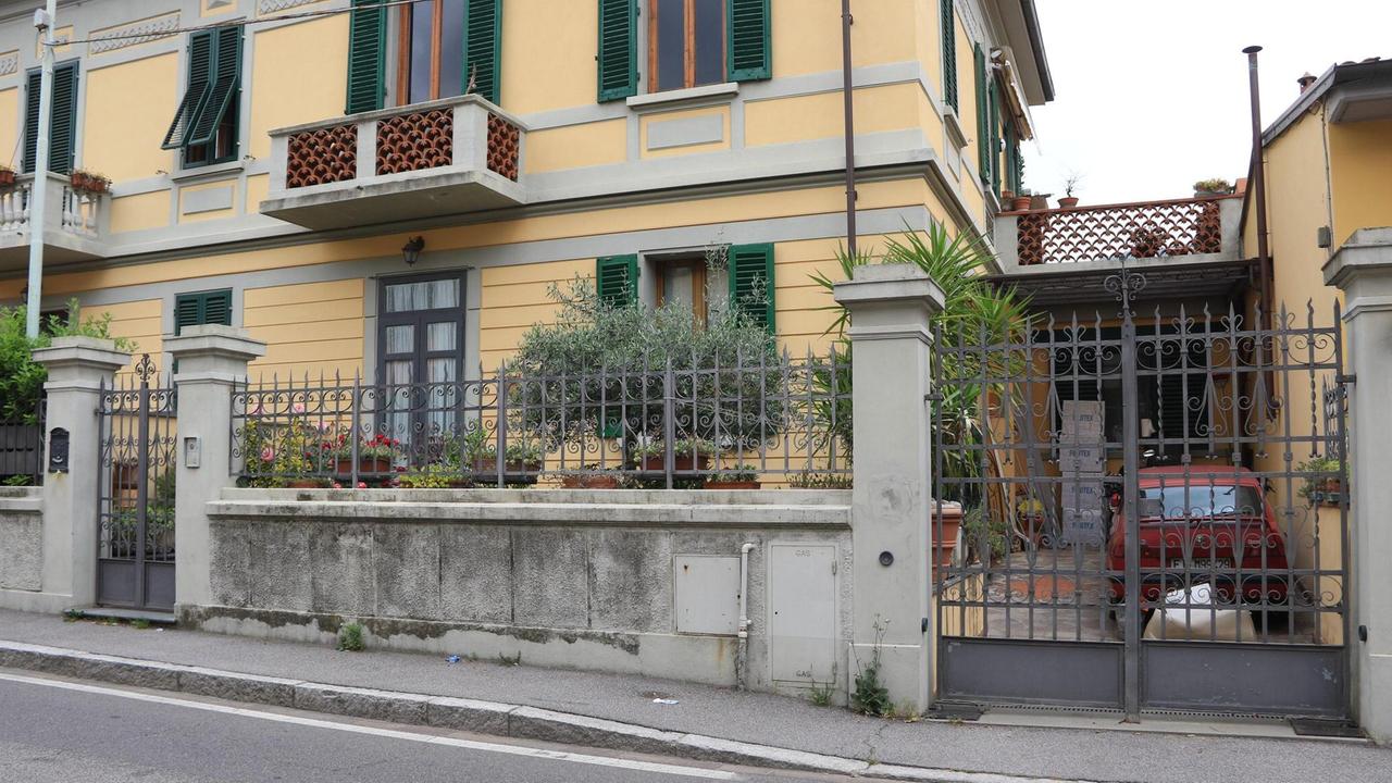 a casa messa all’asta in via di Cantagallo (foto Sproviero/Batavia)