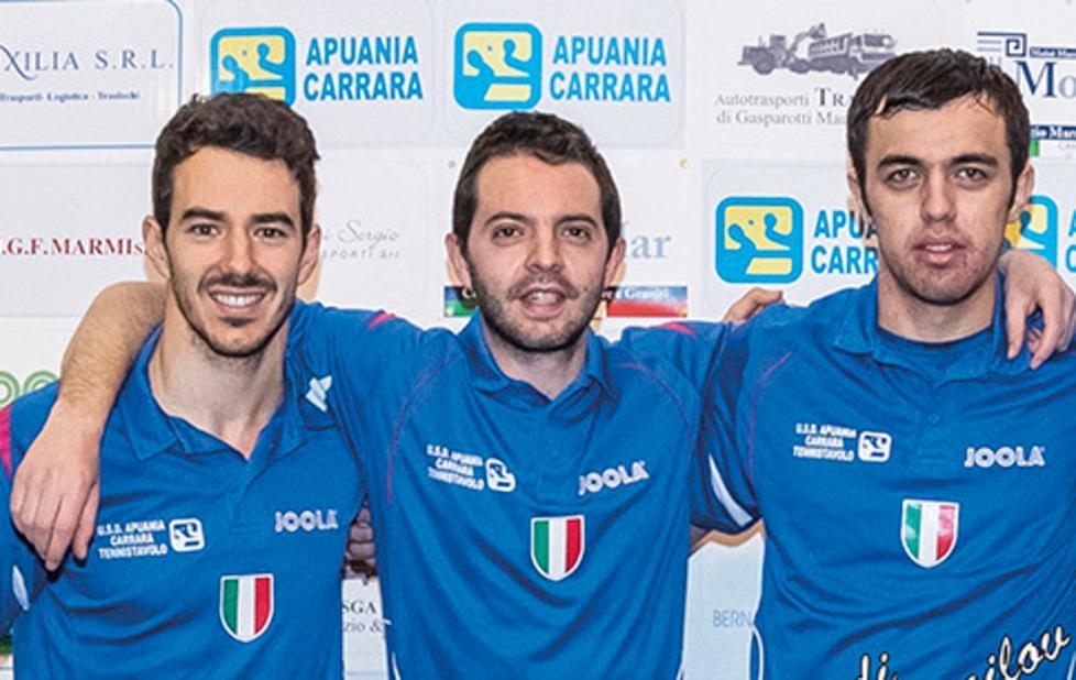 Tennis tavolo, Apuania a caccia della finale 