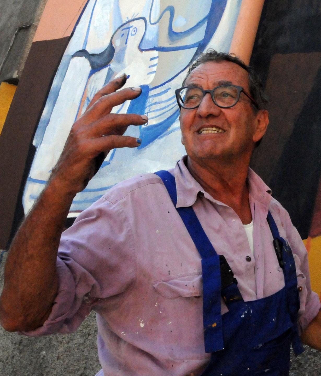Murales in piazza, un grazie a Del Casino
