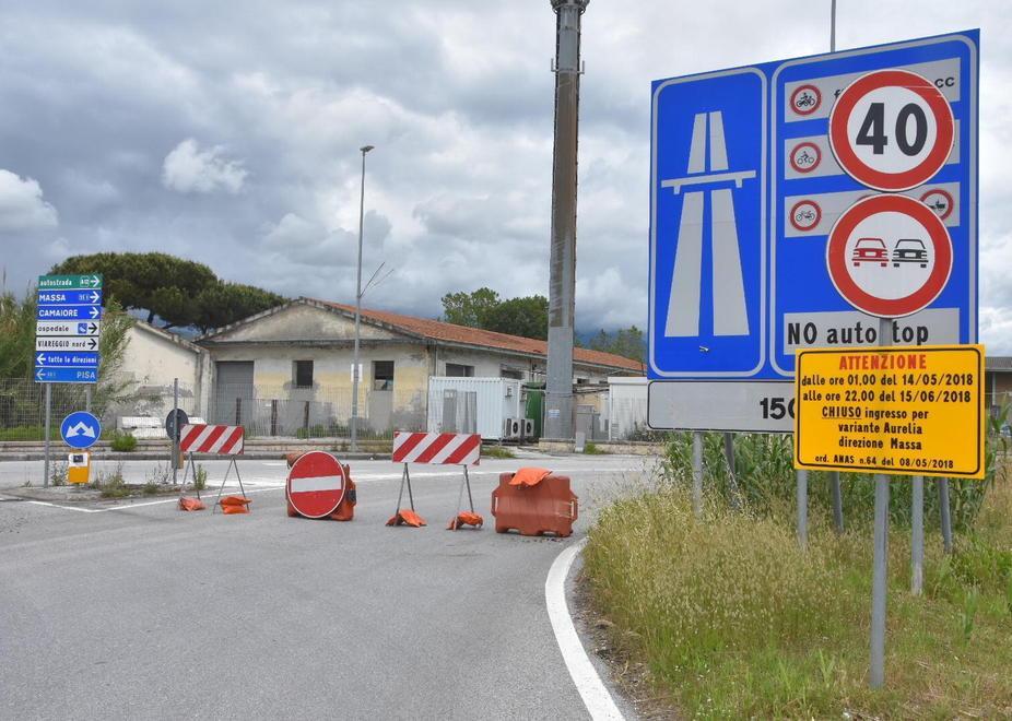 Al via un mese di disagi sulla Variante Aurelia 