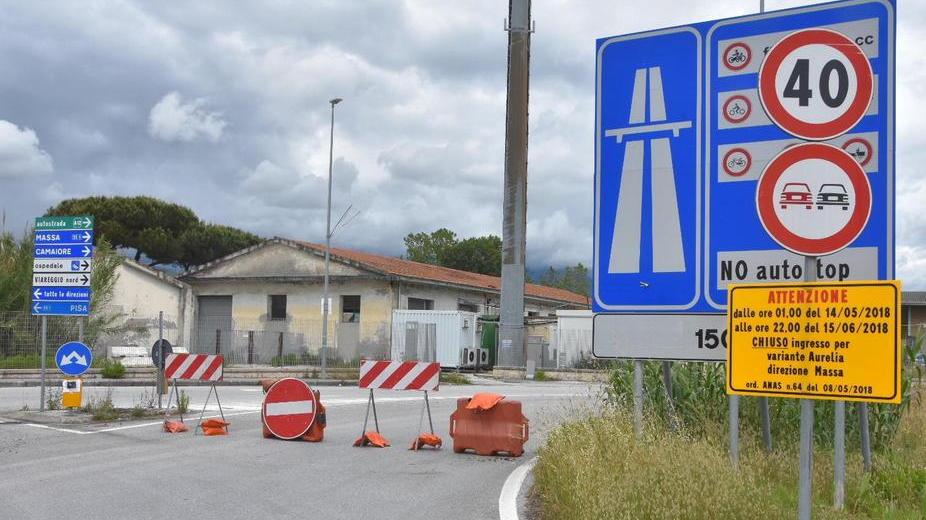 Al via un mese di disagi sulla Variante Aurelia