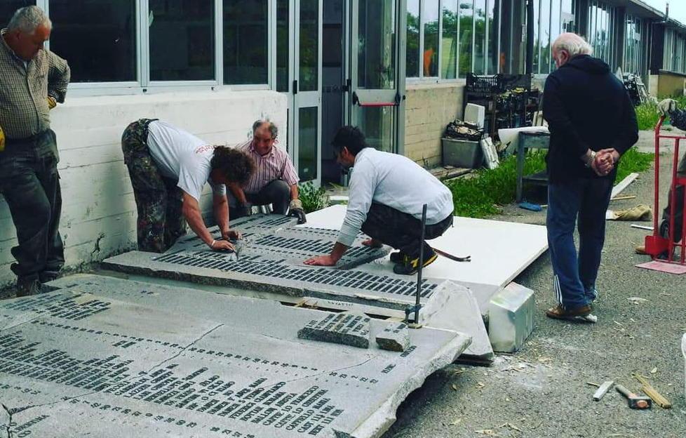 A Roma la lapide di Sant’Anna 