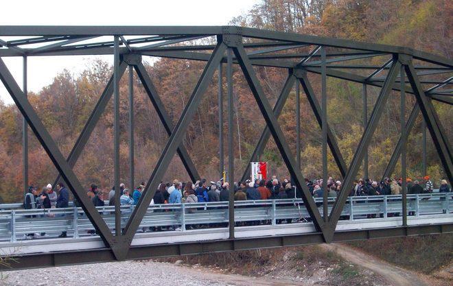 Aperto il nuovo ponte sul torrente Dolo 