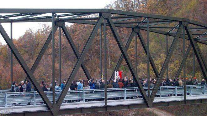 Aperto il nuovo ponte sul torrente Dolo