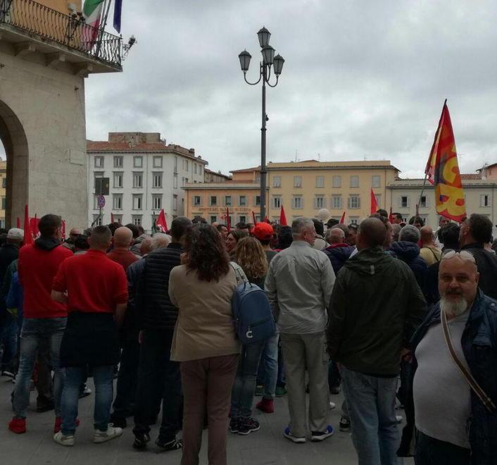 Geofor e Avr protestano in piazza 