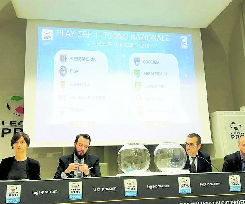 Pisa, il sorteggio dice Viterbese 