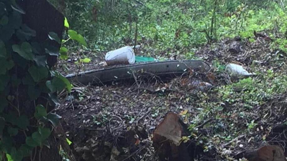 Materassi lungo il Rio Banditella