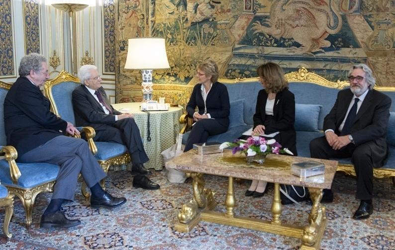 Il professor De Luca ricevuto da Mattarella 