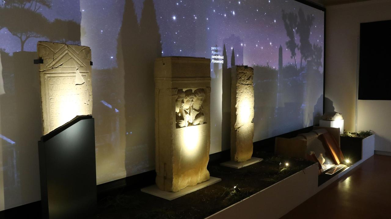 Una delle sale al museo del Delta Antico di Comacchio