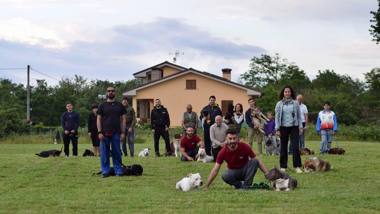 Ivan e Francesco durante un addestramento di gruppo