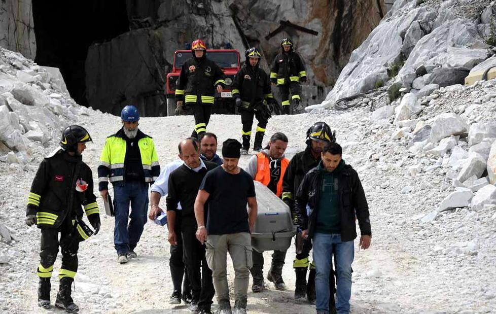 Tragedia in cava a Carrara, i titolari diffidano Venturini della Fillea 
