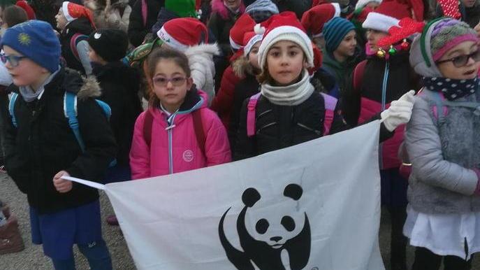 Tutti a Piedibus ecco gli alunni-eco di Villa Corridi