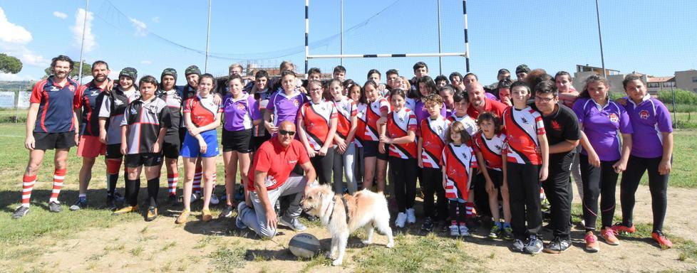 Il Rugby Grosseto ha fatto festa in via Lazzaretti