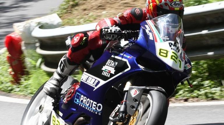 Velocità in salita, debutto vincente per Nicholas Rovelli