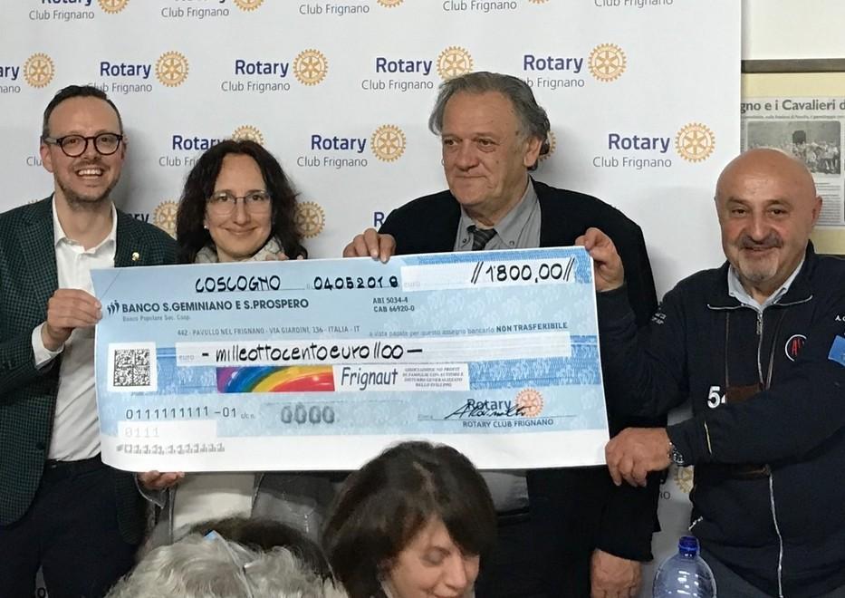 Il Rotary raccoglie 1.800 euro per i bambini autistici