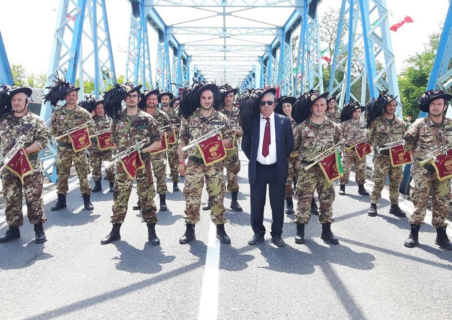 La fanfara dei bersaglieri sul Piave 